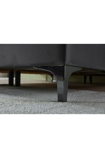 Bellona Petra Plus 150 x 200 cm Ayrılabilen Başlıksız Çift Kişilik Sandıklı Baza Siyah