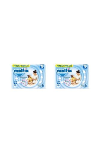 Molfix Extra Large 6 Numara Cırtlı Bebek Bezi 2x39 Adet