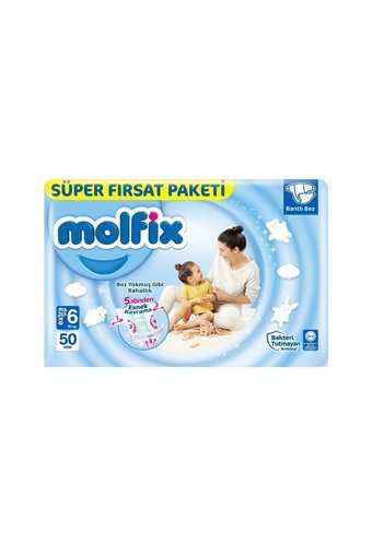 Molfix Extra Large 6 Numara Cırtlı Bebek Bezi 400 Adet