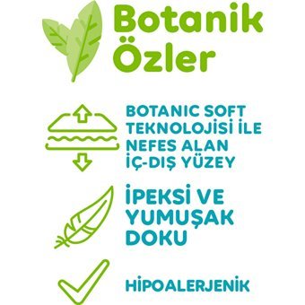 Önlem Botanika 2 Numara Organik Cırtlı Bebek Bezi 30 Adet