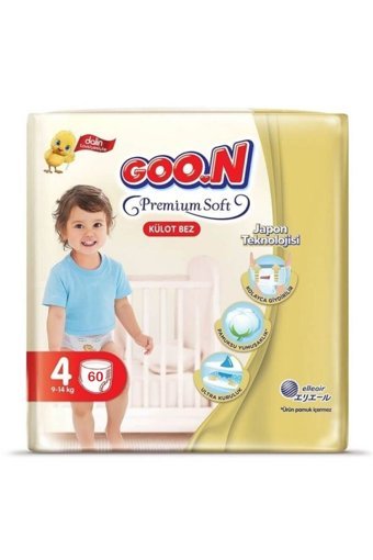 Goon Premium Soft 4 Numara Külot Bebek Bezi 3x20 Adet