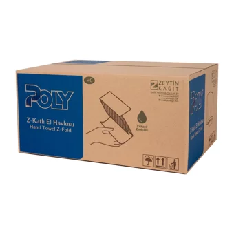Poly 2 Katlı 150 Yaprak 12'li Z Katlama Kağıt Havlu