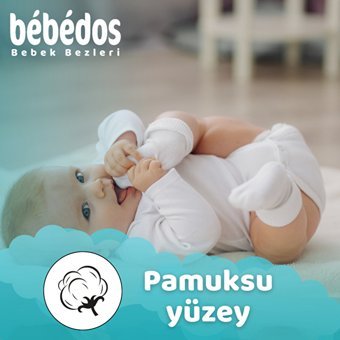 Bebedos Mini 2 Numara Cırtlı Bebek Bezi 4x60 Adet