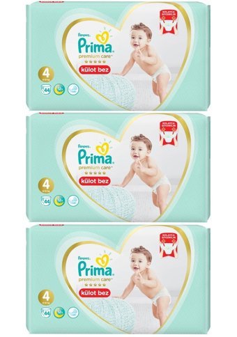 Prima Premium Care 6 Numara Külot Bebek Bezi 132 Adet