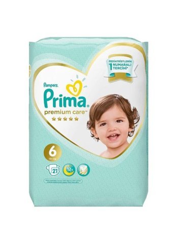 Prima Premium Care 6 Numara Cırtlı Bebek Bezi 63 Adet