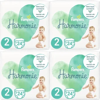 Prima Harmonie 2 Numara Külot Bebek Bezi 2x24 Adet