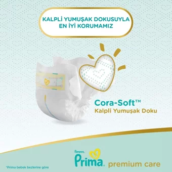 Prima Premium Care 3 Numara Cırtlı Bebek Bezi 504 Adet