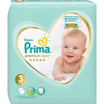 Prima Premium Care 3 Numara Cırtlı Bebek Bezi 504 Adet