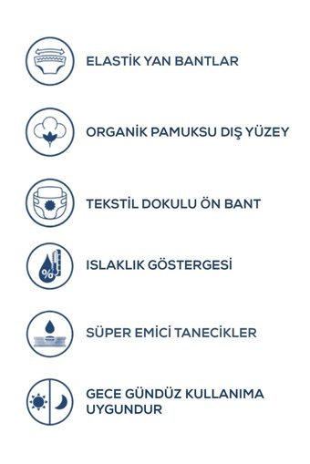 Jender XXLarge 7 Numara Cırtlı Bebek Bezi 60 Adet