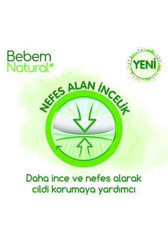 Bebem Natural Doğa Özleri 3 Numara Organik Cırtlı Bebek Bezi 136 Adet