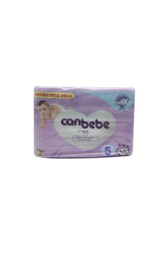 Canbebe Junior 5 Numara Bantlı Bebek Bezi 46 Adet