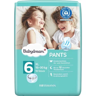 Babydream XL 6 numara Külot Bebek Bezi 18 Adet