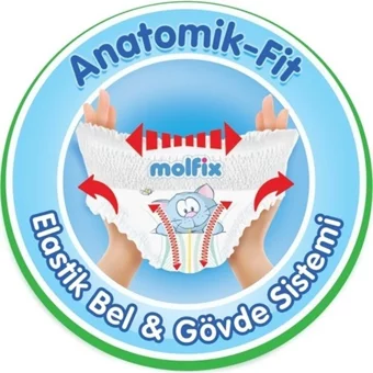 Molfix Extra Large 6 Numara Göbek Oyuntulu Külot Bebek Bezi 3x86 Adet