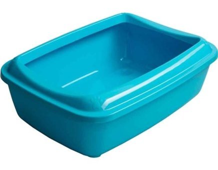 Amazon Pet Açık Kedi Tuvaleti M Mavi