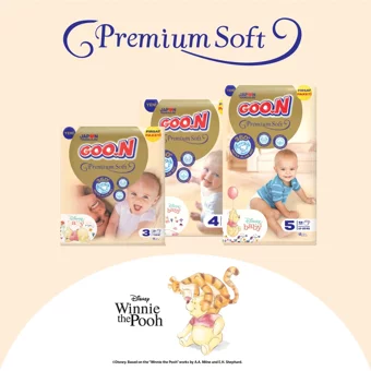 Goon Premium Soft 5 Numara Cırtlı Bebek Bezi 104 Adet