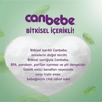 Canbebe Jumbo Paket 4 Numara Bantlı Bebek Bezi 27 Adet