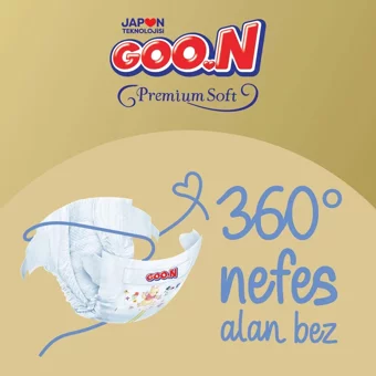 Goon Premium Soft Maxi 4 Numara Cırtlı Bebek Bezi 192 Adet