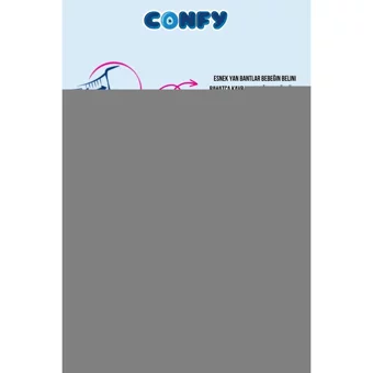 Confy Premium Maxi 4 Numara Cırtlı Bebek Bezi 112 Adet
