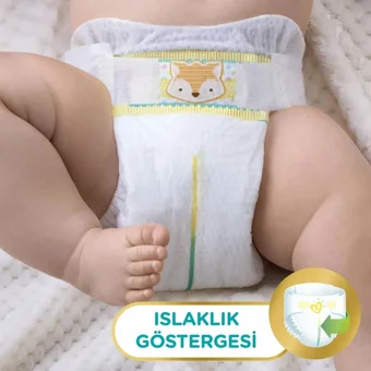Prima Premium Care 2 Numara Organik Göbek Oyuntulu Cırtlı Bebek Bezi 120 Adet