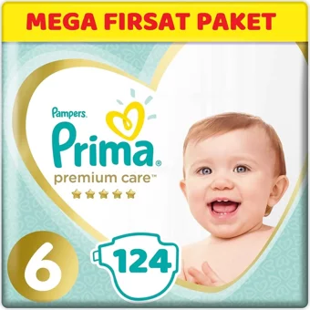 Prima Premium Care 5 Numara Cırtlı Bebek Bezi 124 Adet