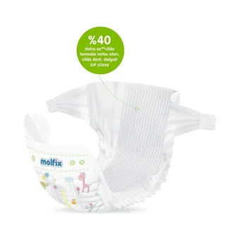 Molfix Pure & Soft 3 Numara Cırtlı Bebek Bezi 3x64 Adet