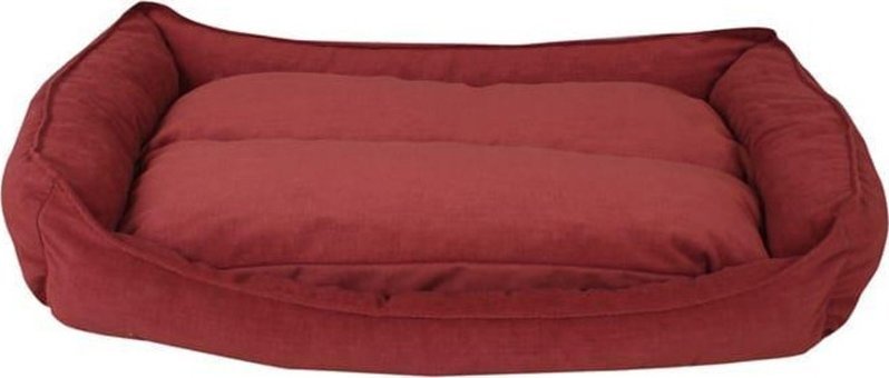 XMARKETTR Yıkanabilir Kumaş Konforlu Kedi Köpek Yatağı Kırmızı Large 85 x 65 cm