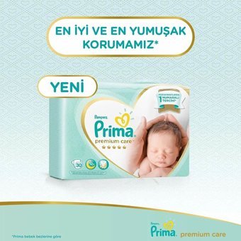 Prima Yenidoğan 1 Numara Göbek Oyuntulu Cırtlı Bebek Bezi