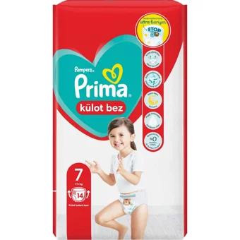 Prima Ultra Bariyer 7 Numara Külot Bebek Bezi