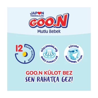 Goon Mutlu Bebek 6 Numara Külot Bebek Bezi 20 Adet