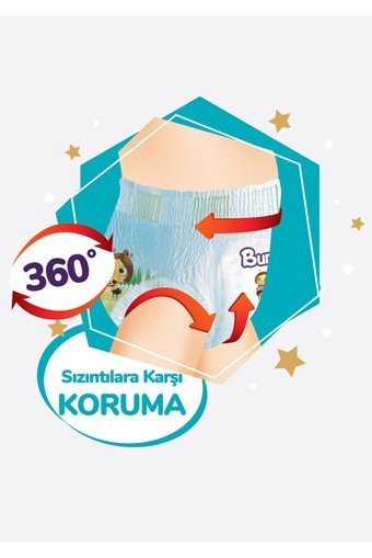 Bumble Junior 5 Numara Külot Bebek Bezi 64 Adet