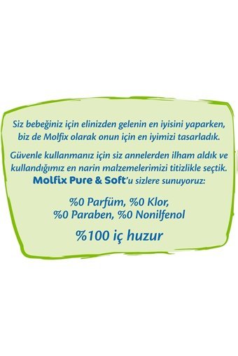 Molfix Pure & Soft 5 Numara Cırtlı Bebek Bezi 264 Adet