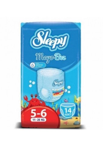 Sleepy Xlarge 5-6 Numara Mayo Bebek Bezi 3x14 Adet