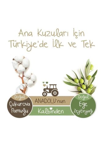 Baby Turco Doğadan Maxi 4 Numara Cırtlı Bebek Bezi 4x48 Adet