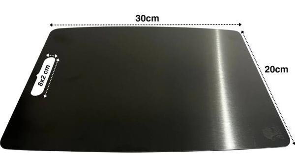 Judge Paslanmaz Çelik Kesme Tahtası 20X30 cm Mutfak Sebze Et Kesme Tahtası Doğrama Tahtası Mutfak Aksesu