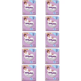 Canbebe 7 Numara Bantlı Bebek Bezi 16 Adet