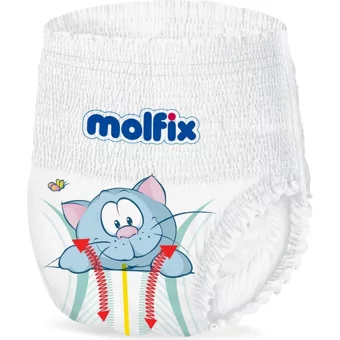 Molfix Maxi Yenidoğan 1 Numara Göbek Oyuntulu Külot Bebek Bezi 152 Adet + 2 Adet Islak Mendil - 1: Yenidoğan İkiz Paket / 4 Adet