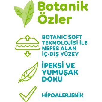 Önlem Botanika 6 Numara Organik Cırtlı Bebek Bezi 140 Adet