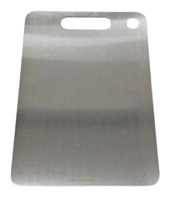 Paslanmaz Çelik Kesim Panosu Orta Boy 20 x 29 cm - Gri - Yok