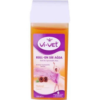 Vi-Vet 1+1 Roll-On Ağda Makinesi + 3xNaturel Kartuş Ağda + Ağda Bezi + Temizleme Yağı