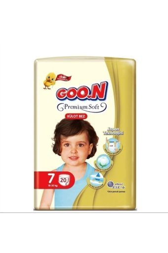 Goon Premium Soft 7 Numara Külot Bebek Bezi 20 Adet
