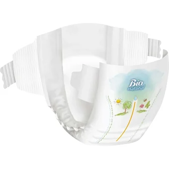 Sleepy Bio Natural 7 Numara Organik Cırtlı Bebek Bezi 6x56 Adet