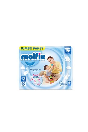 Molfix Mini 2 Numara Bantlı Bebek Bezi 4x40 Adet