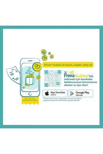 Prima Aktif Bebek 3 Numara Cırtlı Bebek Bezi 27 Adet