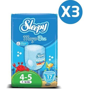 Sleepy 5 Numara Organik Mayo Bebek Bezi