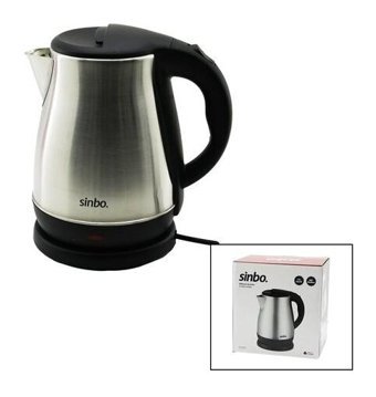 Go İthalat Çelik Kettle Su Isıtıcısı Kablosuz Kullanım 1.8lt 360° Dönebilme Otomatik Kapanma SK-8028 (5263)