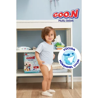 Goon Mutlu Bebek 6 Numara Külot Bebek Bezi 104 Adet