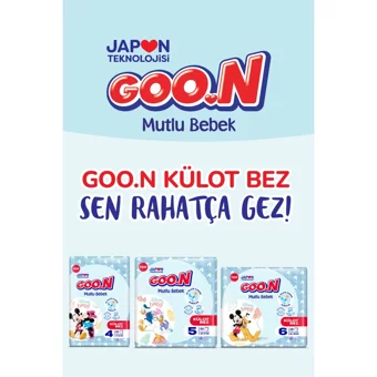 Goon Mutlu Bebek 6 Numara Külot Bebek Bezi 104 Adet