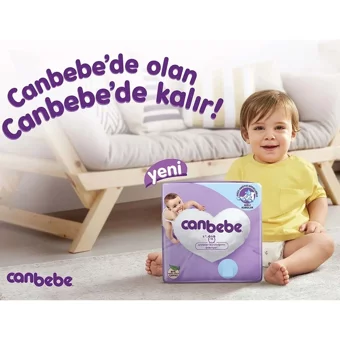 Canbebe XXL Süper Mini Fırsat Paketi 7 Numara Bantlı Bebek Bezi 40 Adet