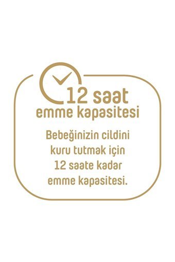 Pure Baby Organik 6 Numara Organik Cırtlı Bebek Bezi 128 Adet