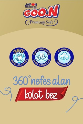 Goon Premium Soft 5 Numara Külot Bebek Bezi 15 Adet